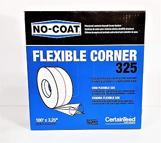 Grabber 318111 Flexible No-Coat Drywall Corner Tape, 100 ft x 3-1/4 in - Pro Finishing Essential