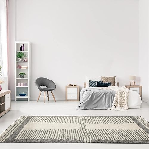 Miniatura 7 de LUXE WEAVERS Alfombra marroquí geométrica gris 5x7