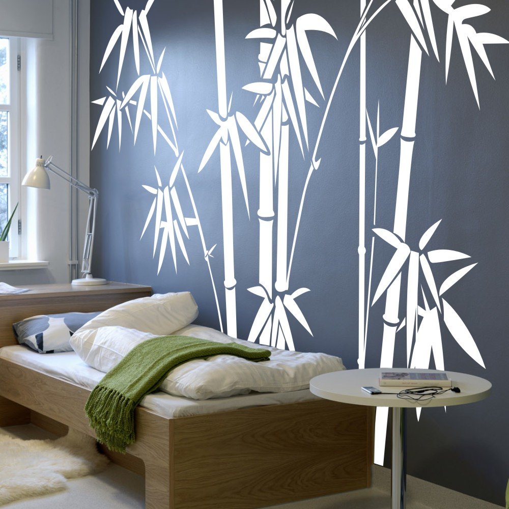 Vinyl Wall Sticker Bamboo Wall Sticker Wall Tree Sticker Wall Grpahic Home Art Decor