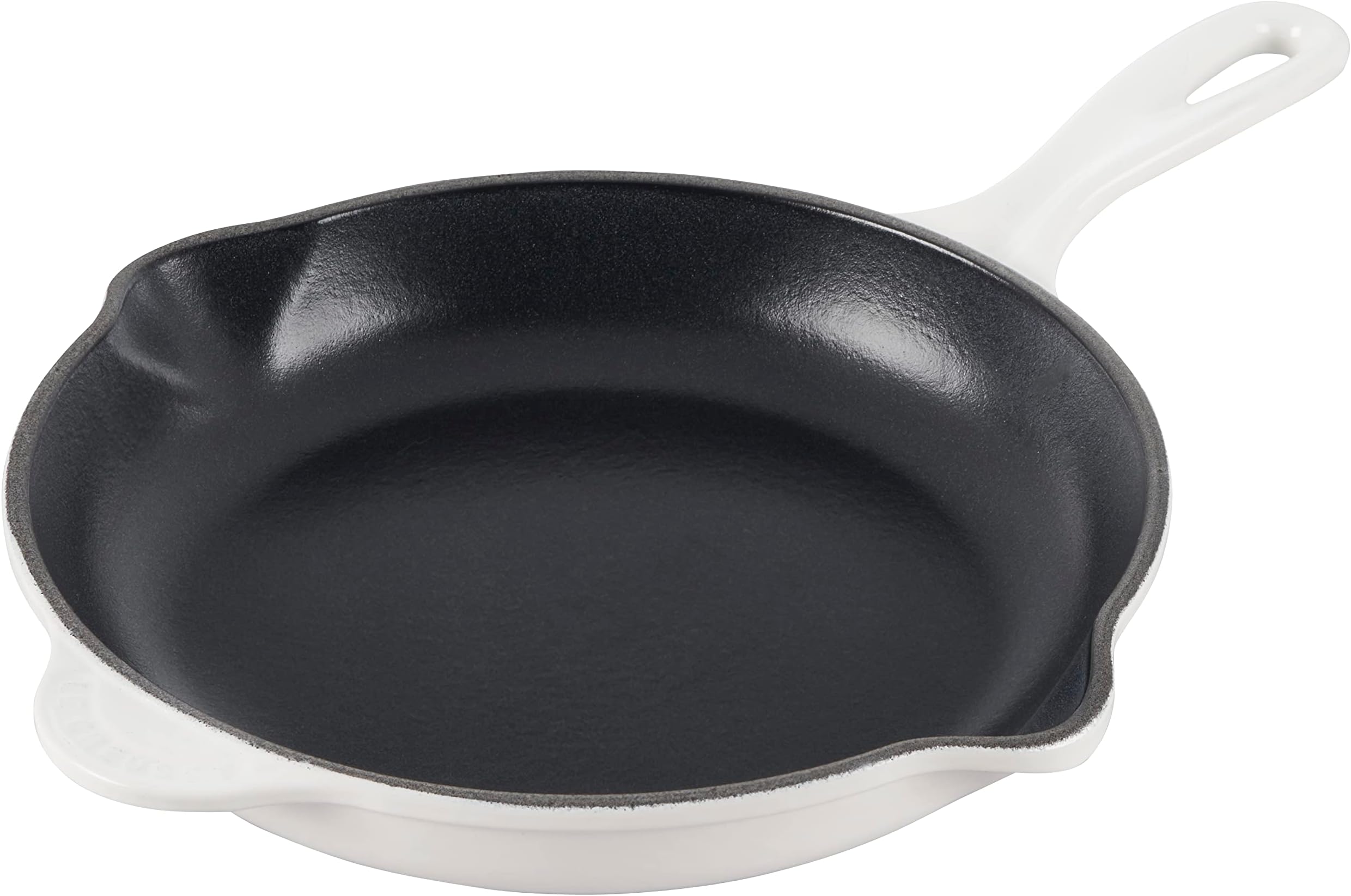 LE CREUSET Classic Cast Iron Handle Skillet, 9", White