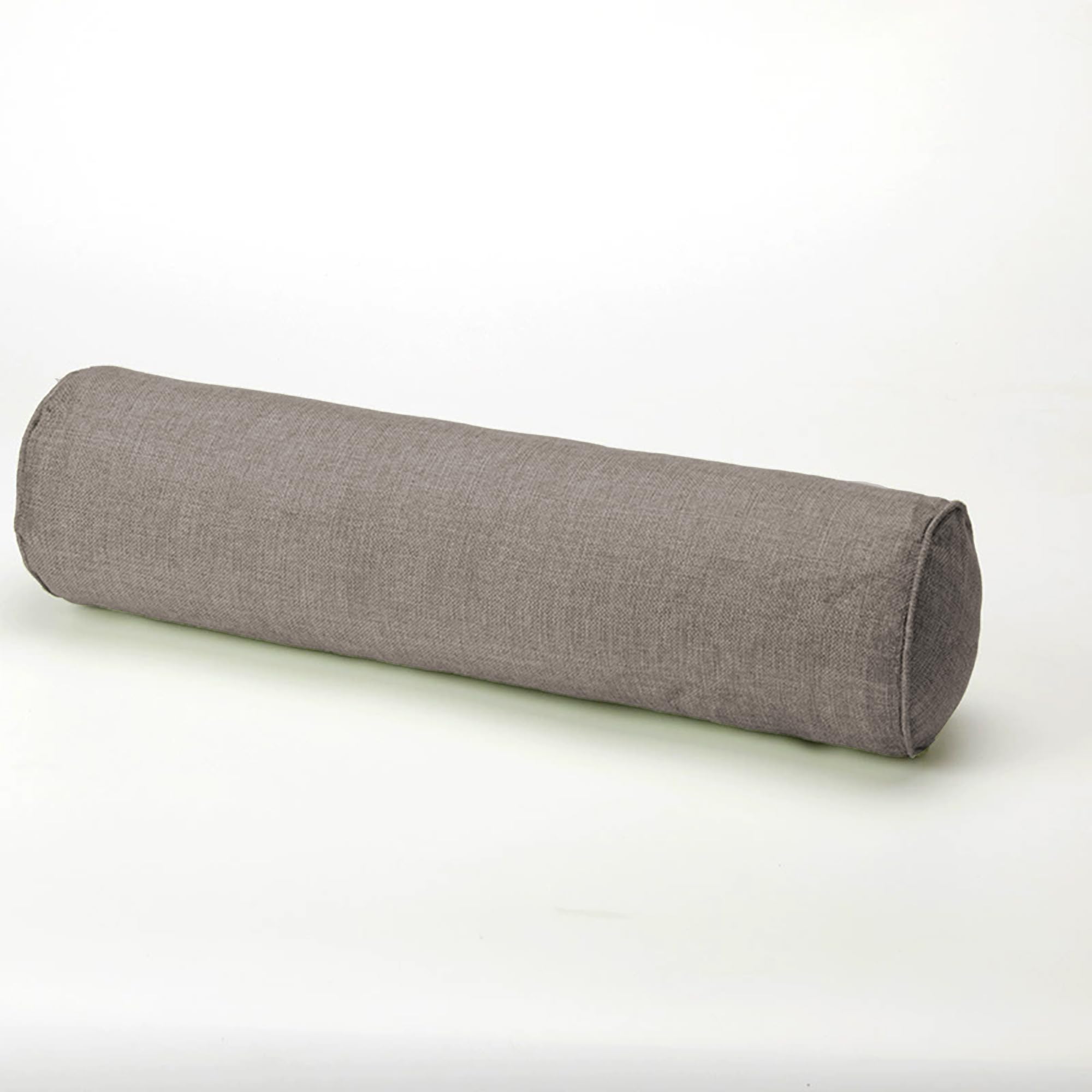 Okrągła poduszka na łóżko, sofę, podparcie lędźwiowe, cylindryczna poduszka na zewnątrz, 40 x 15 cm, ciemnoszara, poduszka ogrodowa, do domu i na patio, komfort