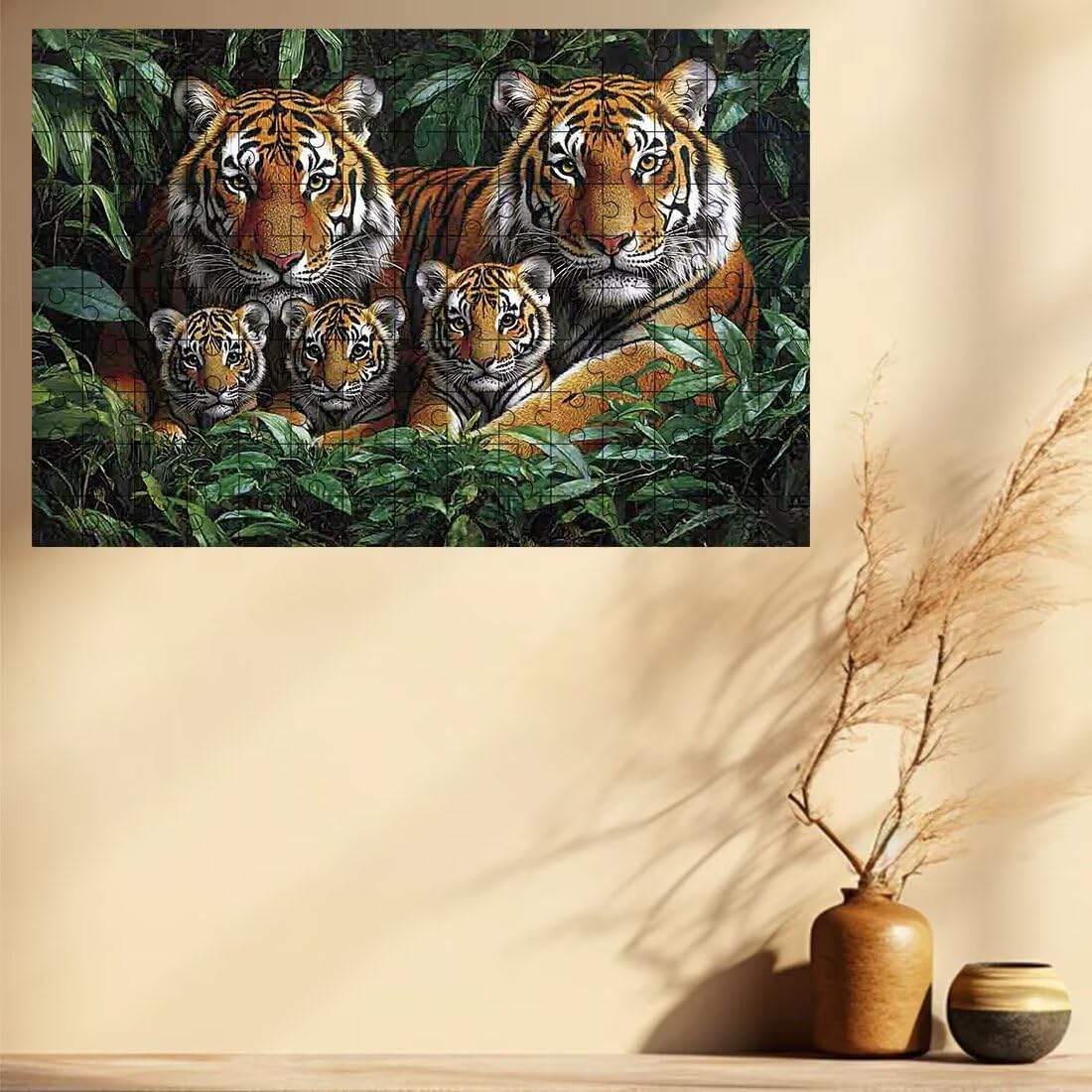 Puzzle 2000 elementów tygrysa, fabryka puzzli dla dorosłych, klasyczne puzzle gry edukacyjne do aktywności rodzinnej, najwyższej jakości drewniane puzzle z pudełkiem na prezent dla mężczyzn prezent