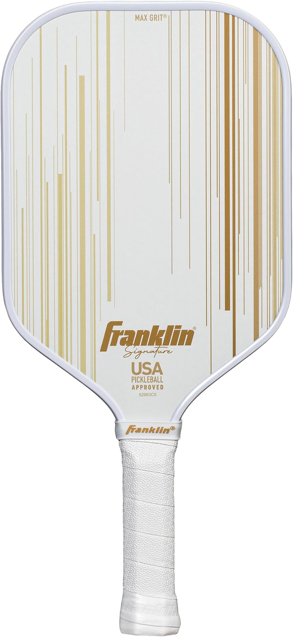 Franklin Sports Pro Pickleball Paddles - Signature Series Pro Pickleball Paddle with MaxGrit Surface - USA Pickleball (USAPA) Approved Tournament Pickleball Paddles - 13mm + 16mm Polypropylene Cores