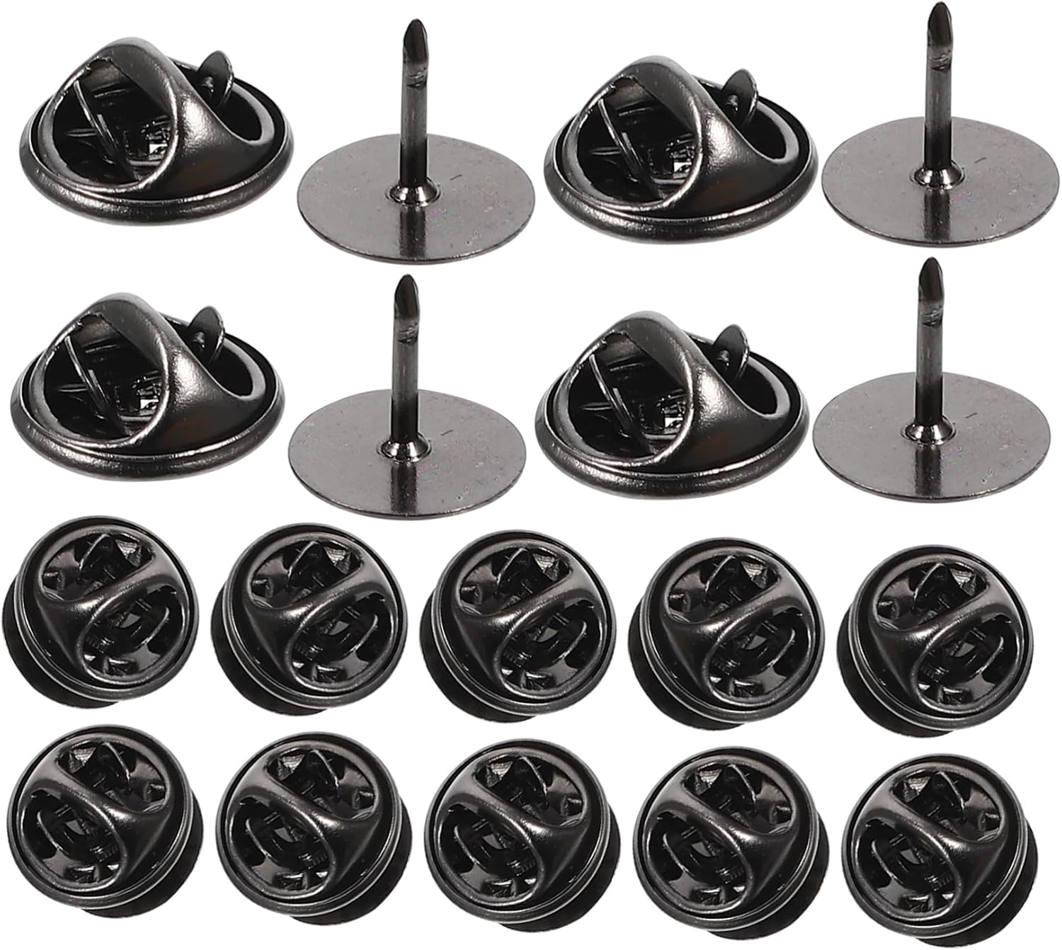 200sets Butterfly Shape Pin Backs Brooch Making Pins DIY Craft for Jewelry