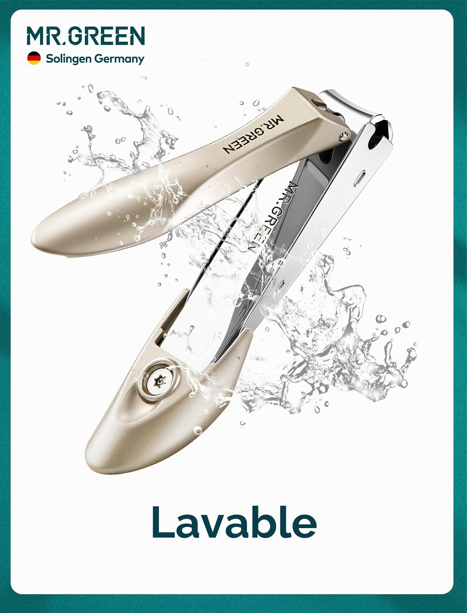 Cortador de uñas para Uñas Gruesas, Profesional con Colector, Acero Inoxidable de Grado Médico, fino y Duro.Juego de Cortauñas para Hombres y Mujeres