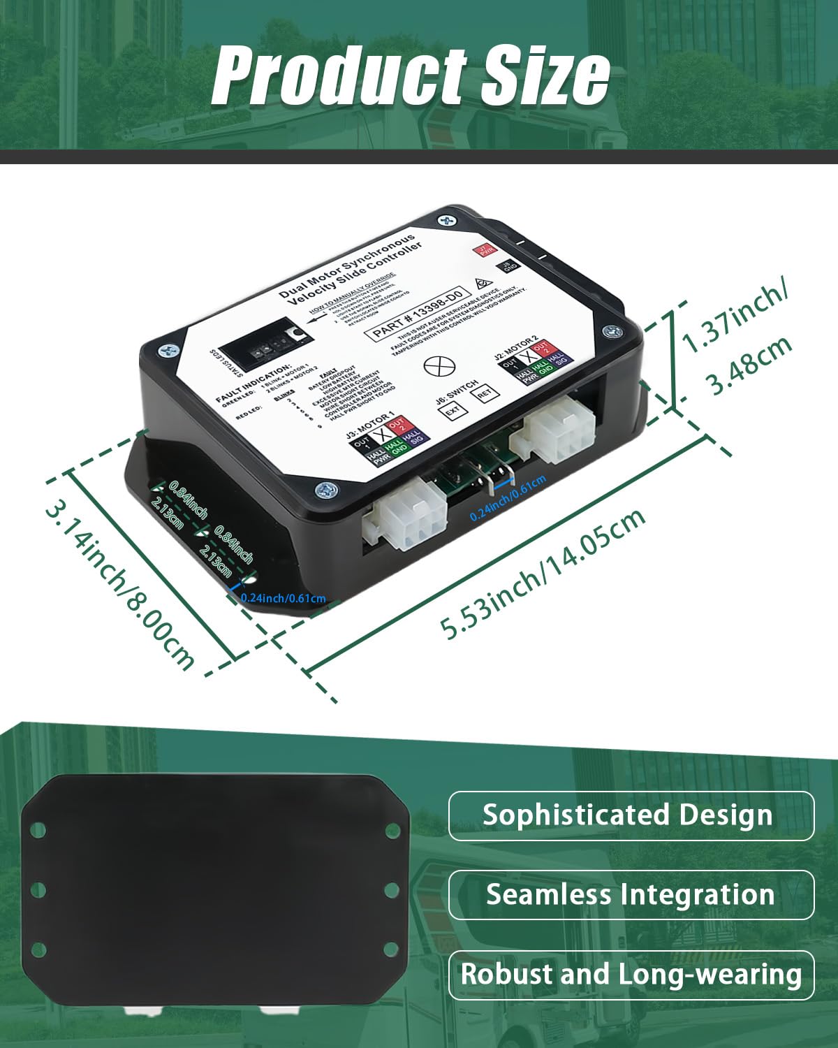 JKIANTECH 13398-DO Dual Motor Synchronous Velocity Slide