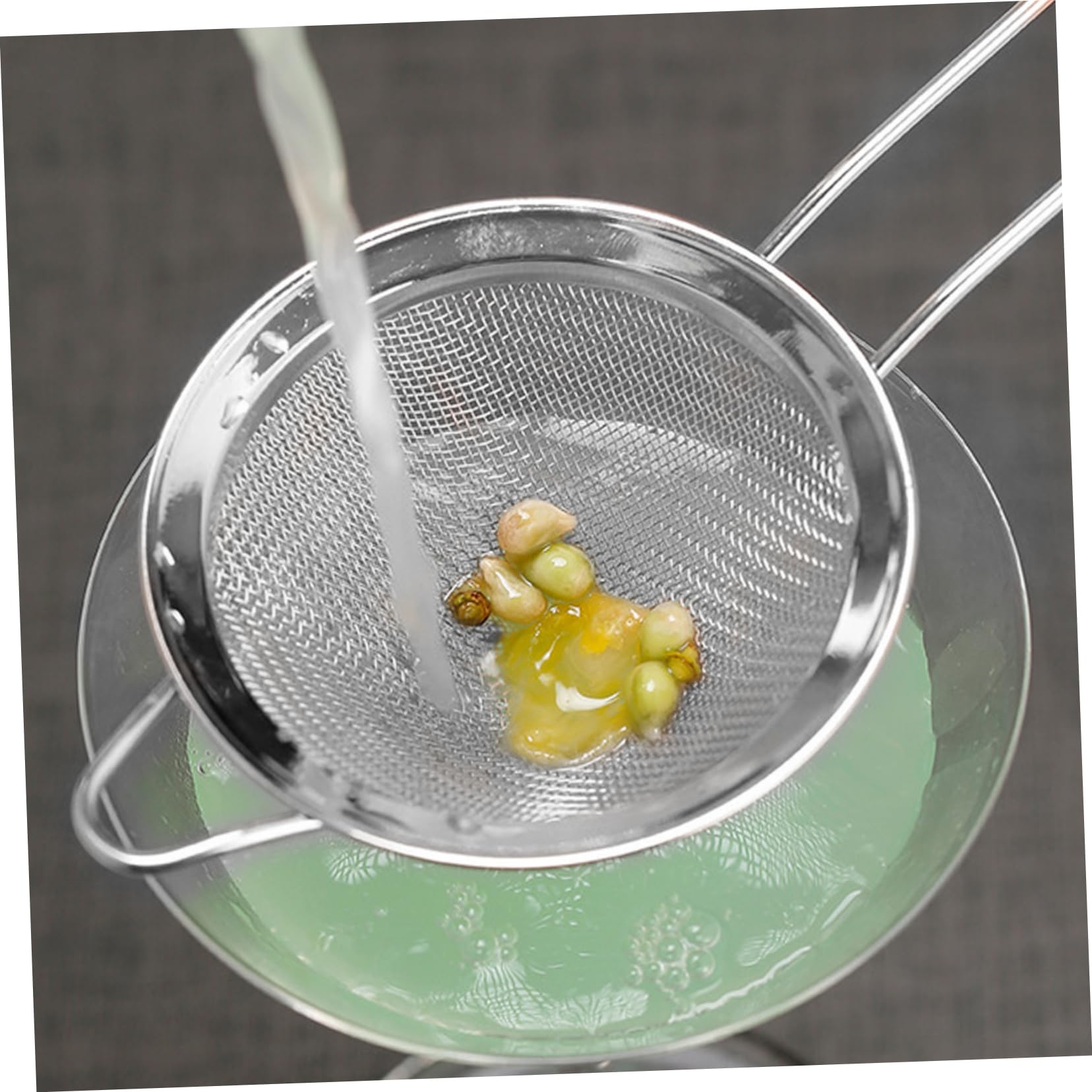 BRIGHTFUFU Professional Stainless Steel Cocktail Equipment Tools Set 3pcs Shaker Strainer Bar Set Random Style