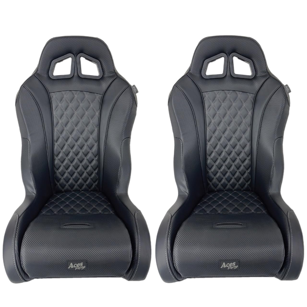 Canam X3 Suspension Seats ((Seats Only), Black)