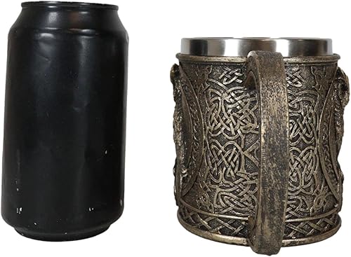 Miniatura 7 de Ebros Gift Taza de café con nudo celta Wicca Wisdom Of The Woods Great Horned Owl Posching On Pentagram Coffee Mug Drink Cup Tankard Beer Stein