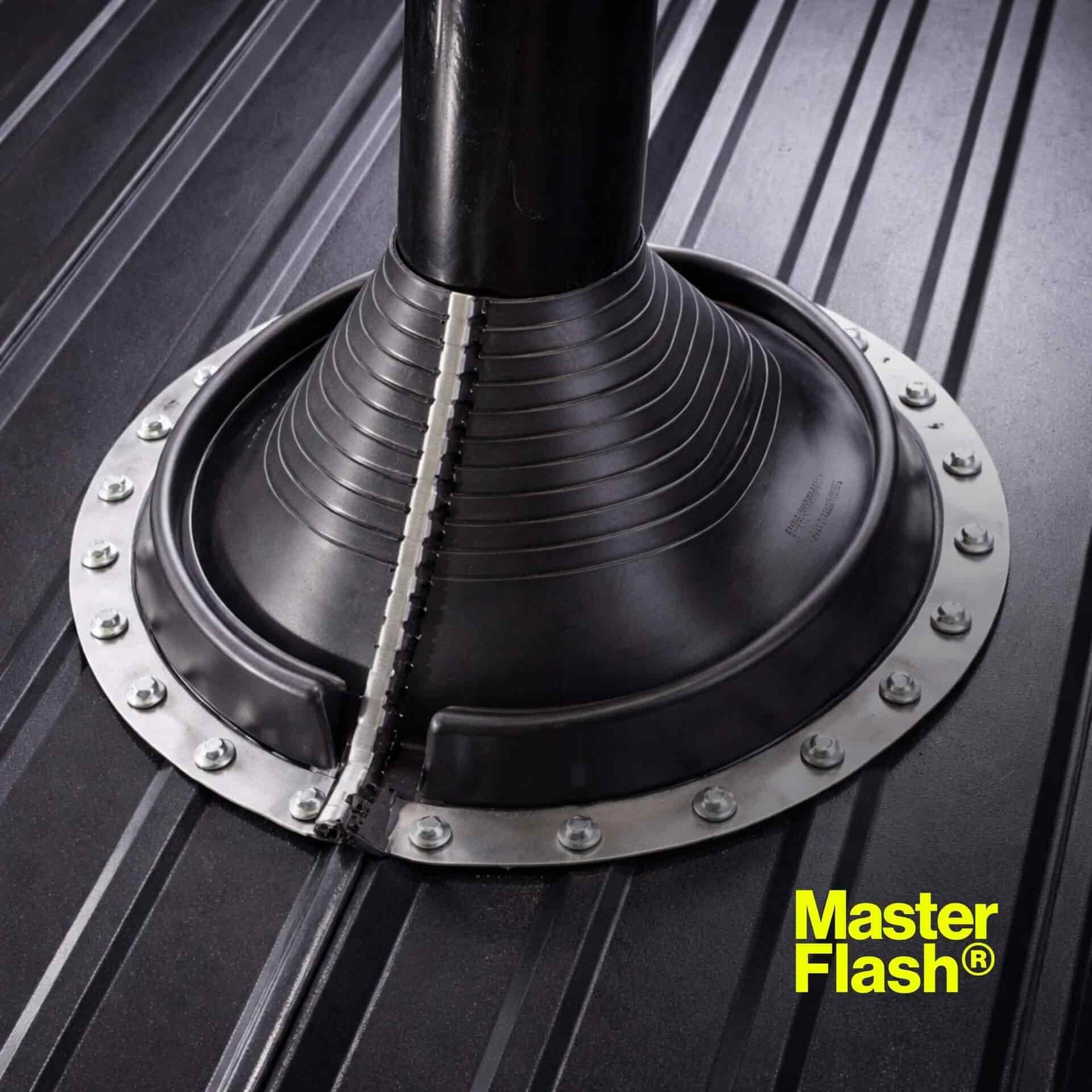 MASTER FLASH Flangia flessibile per tetto in EPDM, con giunto di livellamento, resistente alle intemperie, universale, ventilazione caminetto