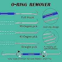 Vista 8 de 1140 piezas 21 tamaños Juego surtido de juntas tóricas para llave con grasa lubricante de silicona de grado alimenticio para reparación de sellos