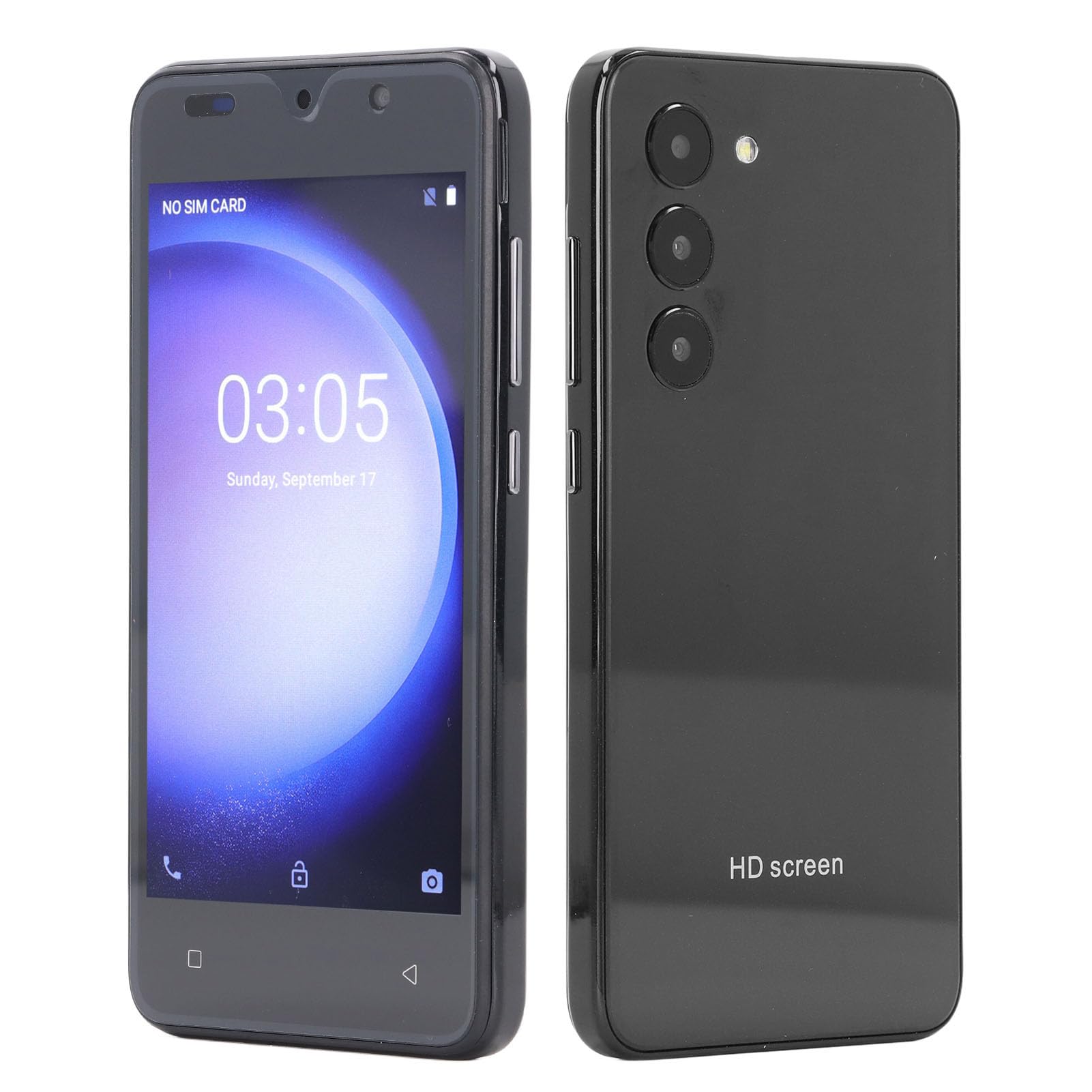 Generic Telefon Komórkowy, 5.0 -cal 5 MP 8 MP Smartfon HD do Połączenia (BLACK)
