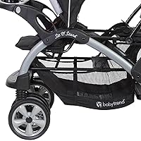 Vista 7 de Cochecito Baby Trend doble, de 5 puntos, y asiento infantil para vehículo, de 35 libras, con base para asiento
