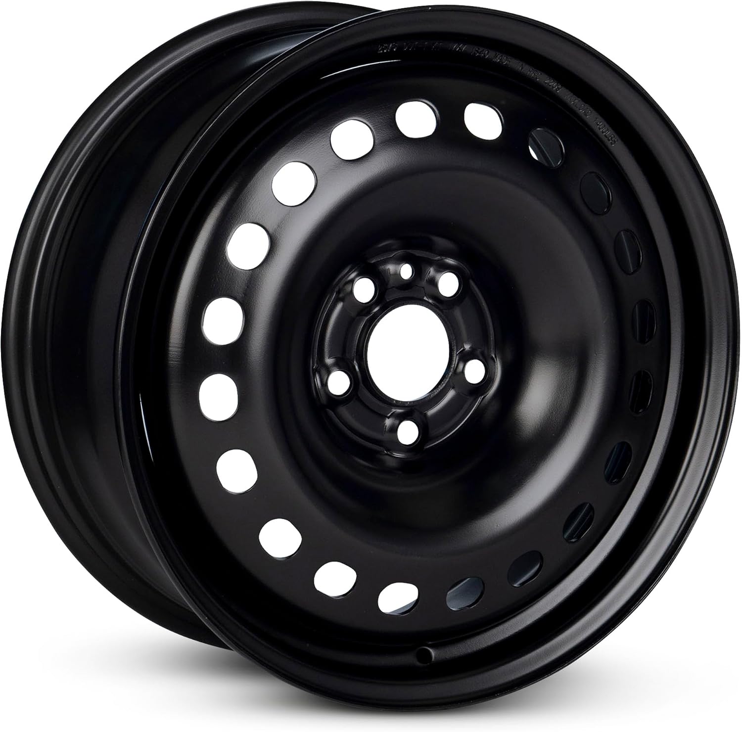 For 2014-2024 Jeep Cherokee 17 Inch Painted Black Rim - OE Direct Replacement - Road Ready Car Wheel