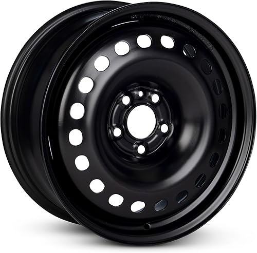 Miniatura 2 de Para Jeep Cherokee 2014-2024 llanta negra pintada de 17 pulgadas, repuesto directo de equipo original, rueda de automóvil lista para carretera