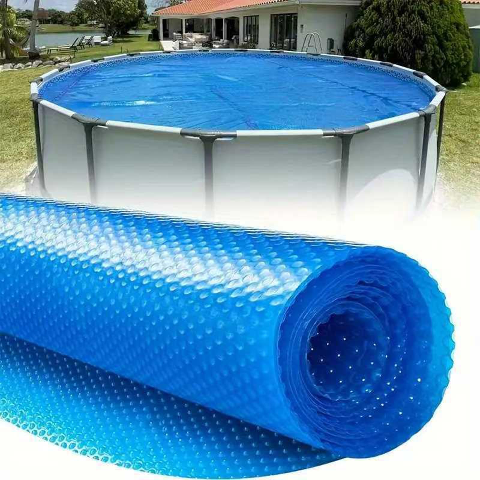 Couvertures isolantes de piscine - Couverture de rétention de la chaleur - Imperméable - Film à bulles - Bâche solaire