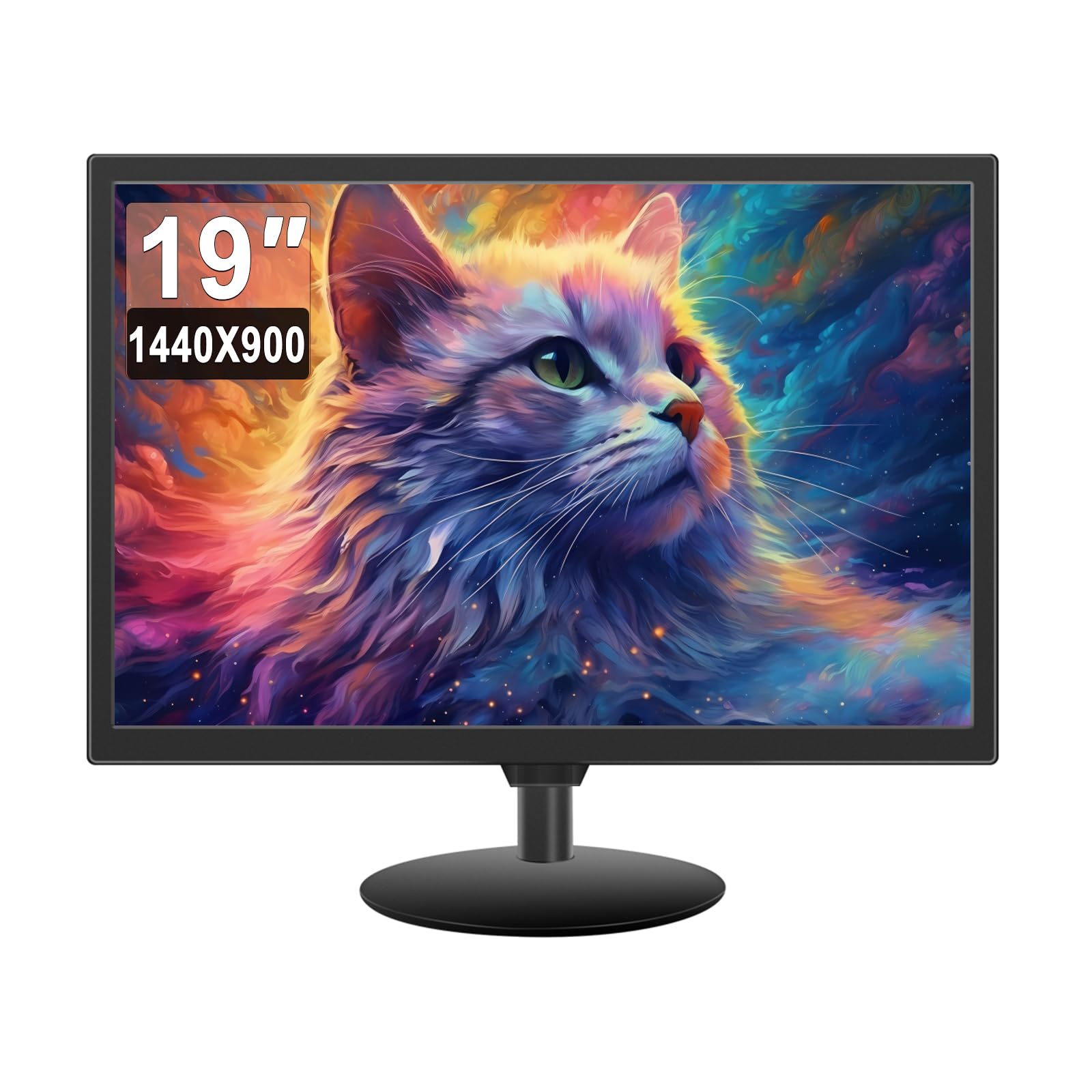 19 Inch Computer Monitor 1440x900 LCD Screen HDMI VGA AV USB BNC for ...