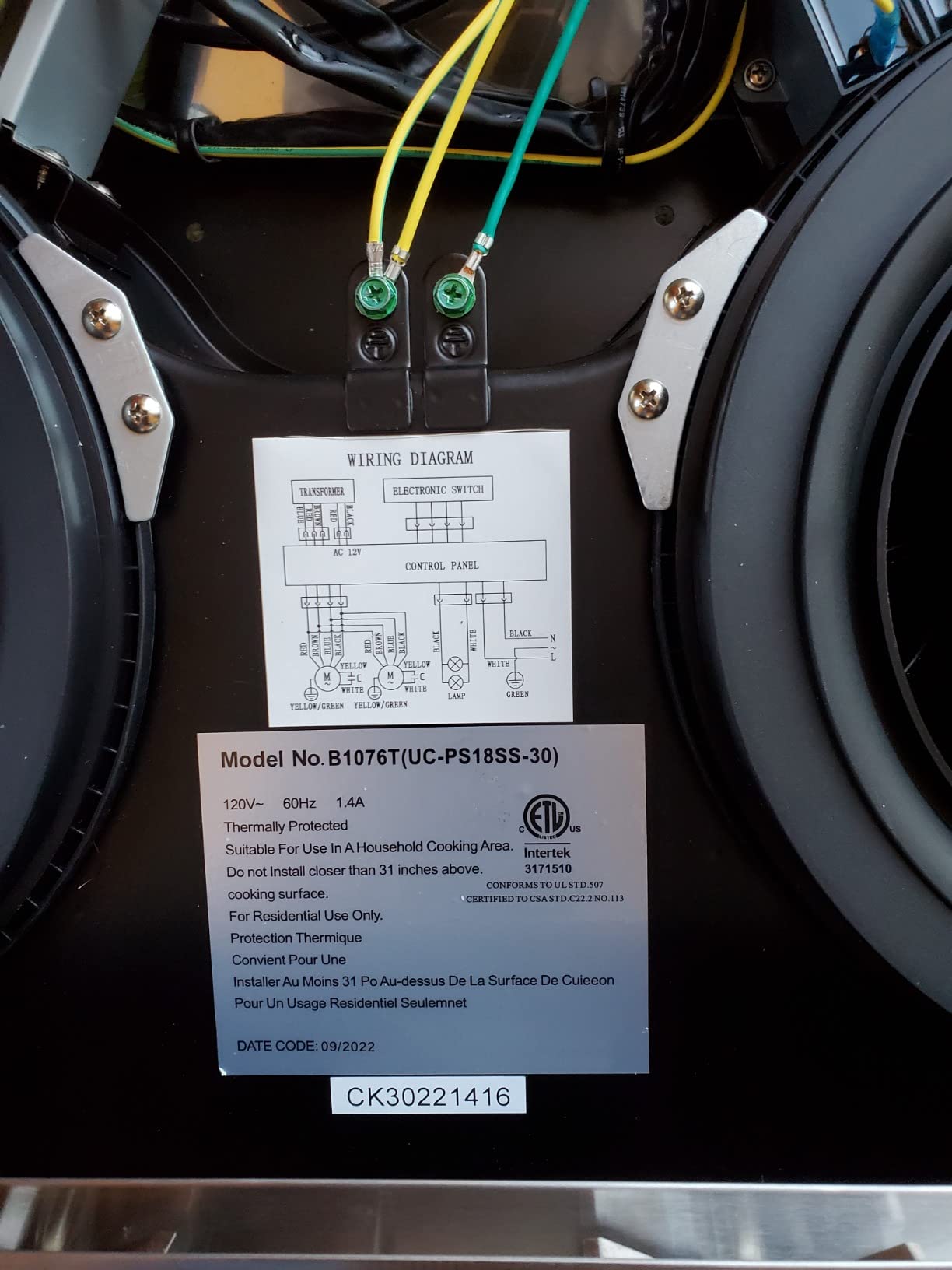 16/mo Finance Hauslane Chef Series 36" PS18 Under Range