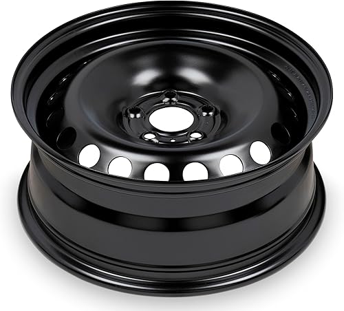 Miniatura 3 de Para Nissan Rogue 14-20 Llanta de acero negro de 17 pulgadas  Reemplazo directo OE  Rueda SUV lista para carretera