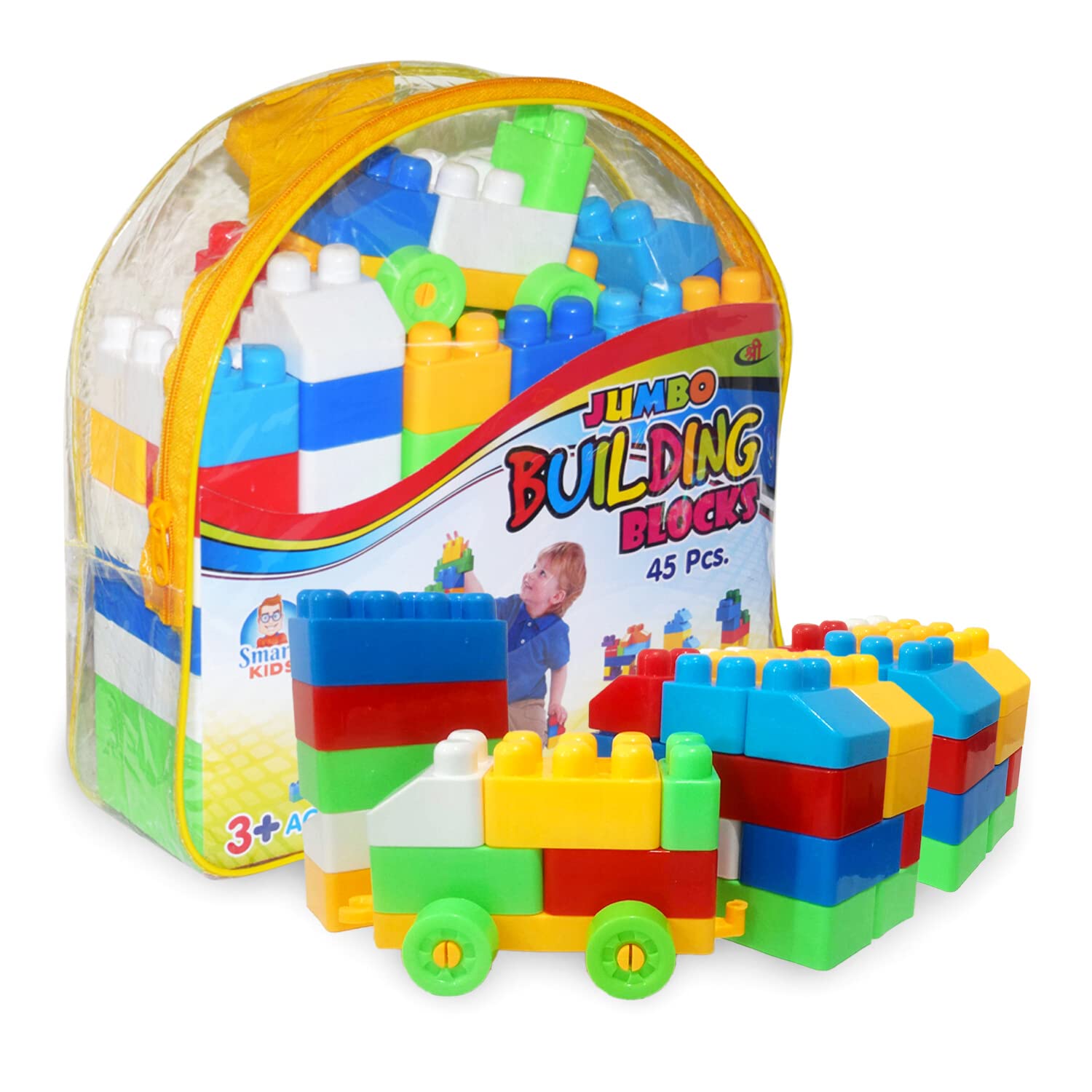 Buy Kids Mandi Jumbo Blocks 45 Pieces Constructive Play Blocks