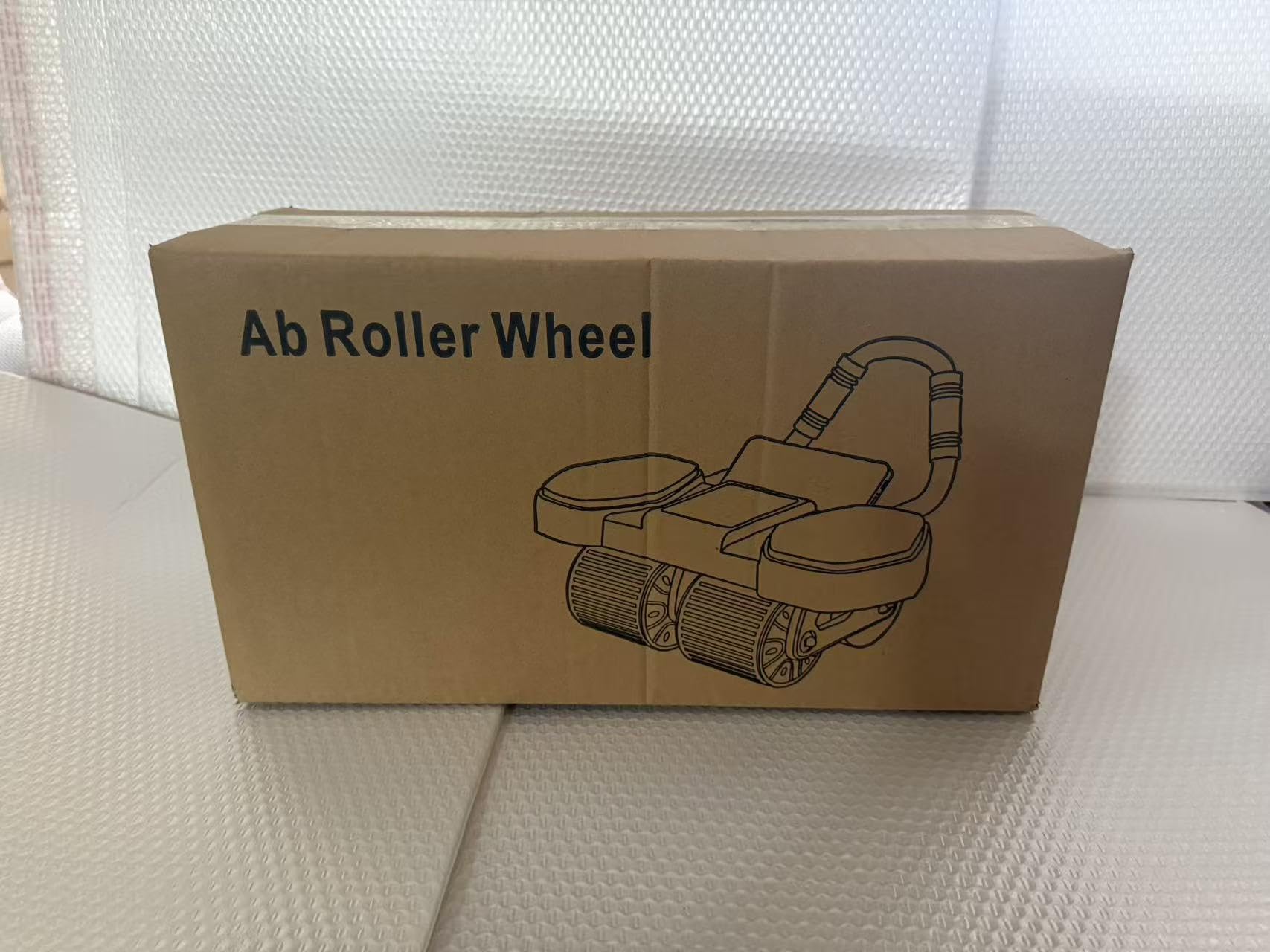 Bauchroller,Bauchtrainer für zuhause, verbessertes 4-Rad-Design, ultrastabiler Kerntrainer zur Stärkung von Bauchmuskeln und Rumpf, langlebig und leicht, perfekt für Männer und Frauen, Heimfitness