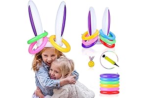 Hoshin 2 Set Inflatable Bunny Ears Ring Toss Game