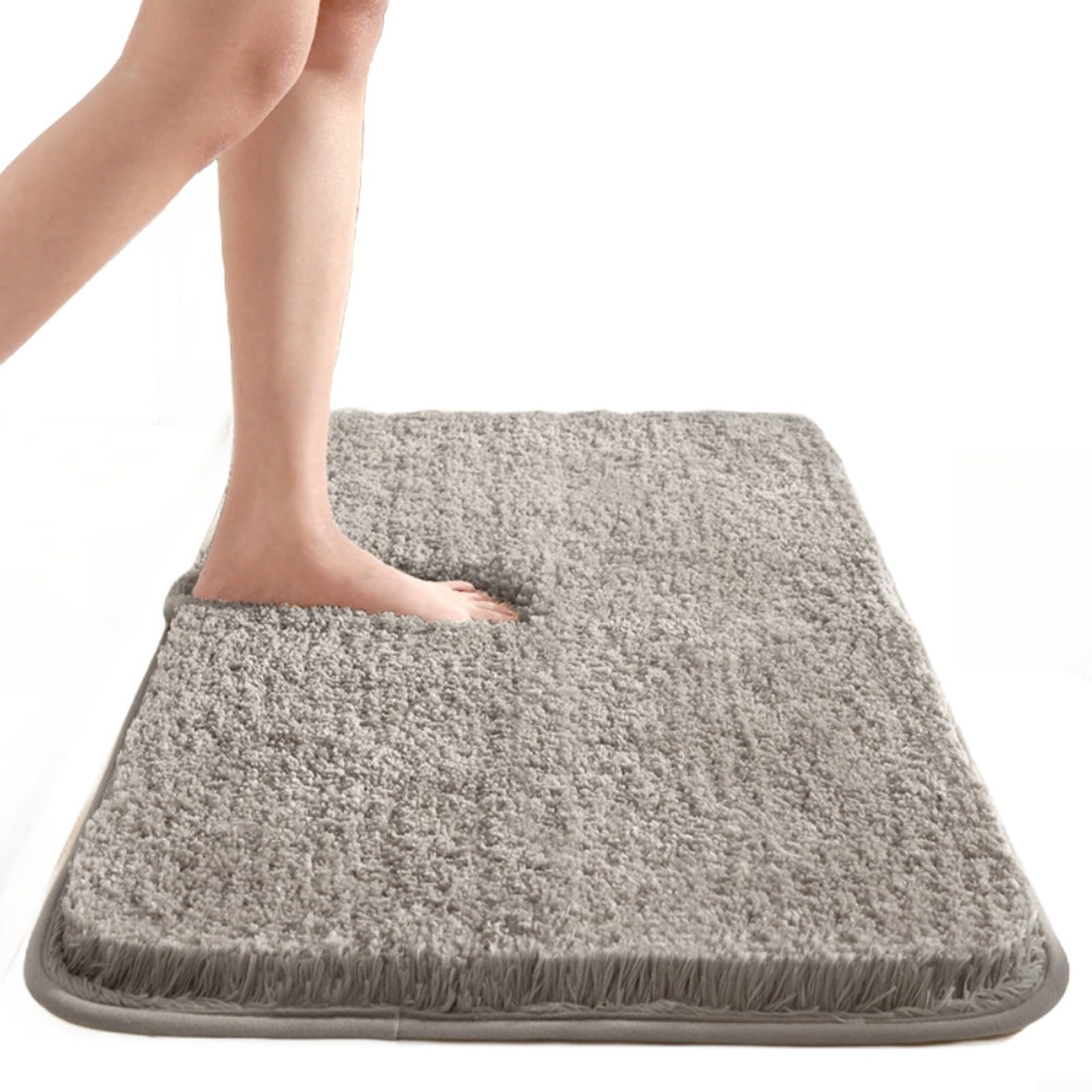 Tapis de bain microfibre 80x49 cm absorbant et antidérapant pour la douche