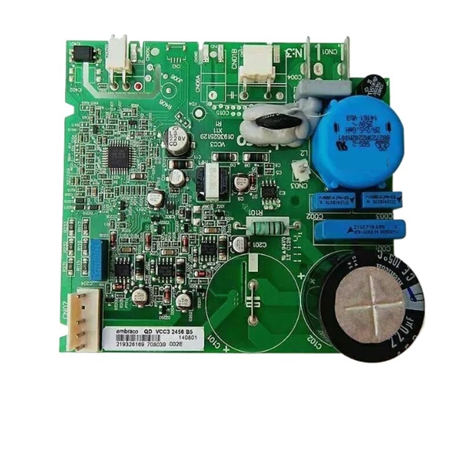 Genterun One Color Inverter Board Control Drive Module Motherboard ，Compatible For Haier， Refrigerator Eecon-Qd Vcc3 2456 95 0193525078 Fridge Freezer Parts