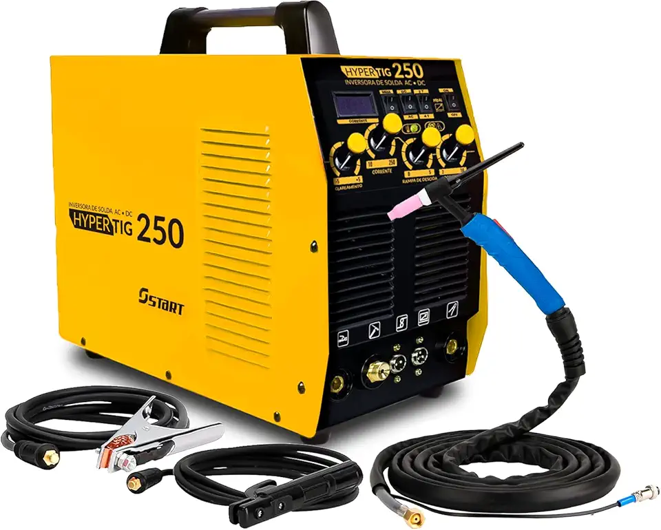 Maquina Inversora De Solda Ac/dc 250a Hiper Tig Mma 220v