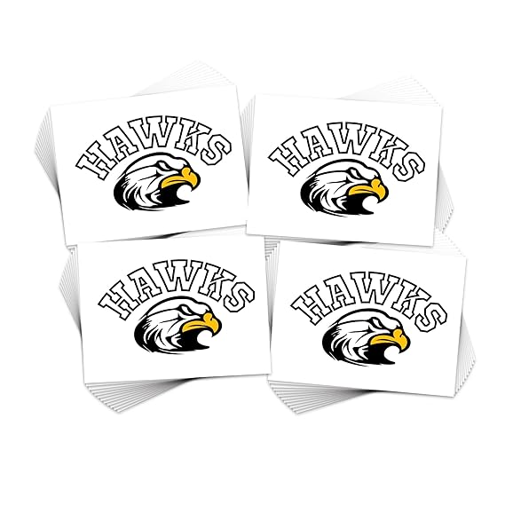 FashionTats Mascot Temporary Tattoos Pack of 48 MADE