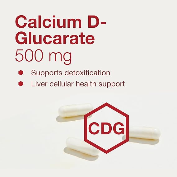 Protocol for Life Balance Calcium D-Glucarate 500mg, Detox*, 90 Veg Caps