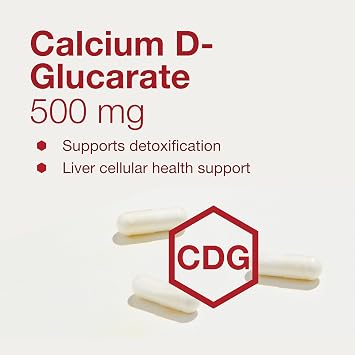 Protocol for Life Balance Calcium D-Glucarate 500mg, Detox*, 90 Veg Caps
