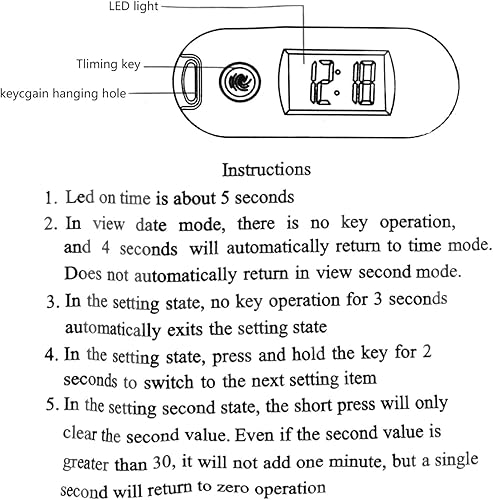 Miniatura 5 de Ankexin Reloj despertador electrónico de moda personalizado Mini reloj electrónico digital portátil estudio de examen de estudiante
