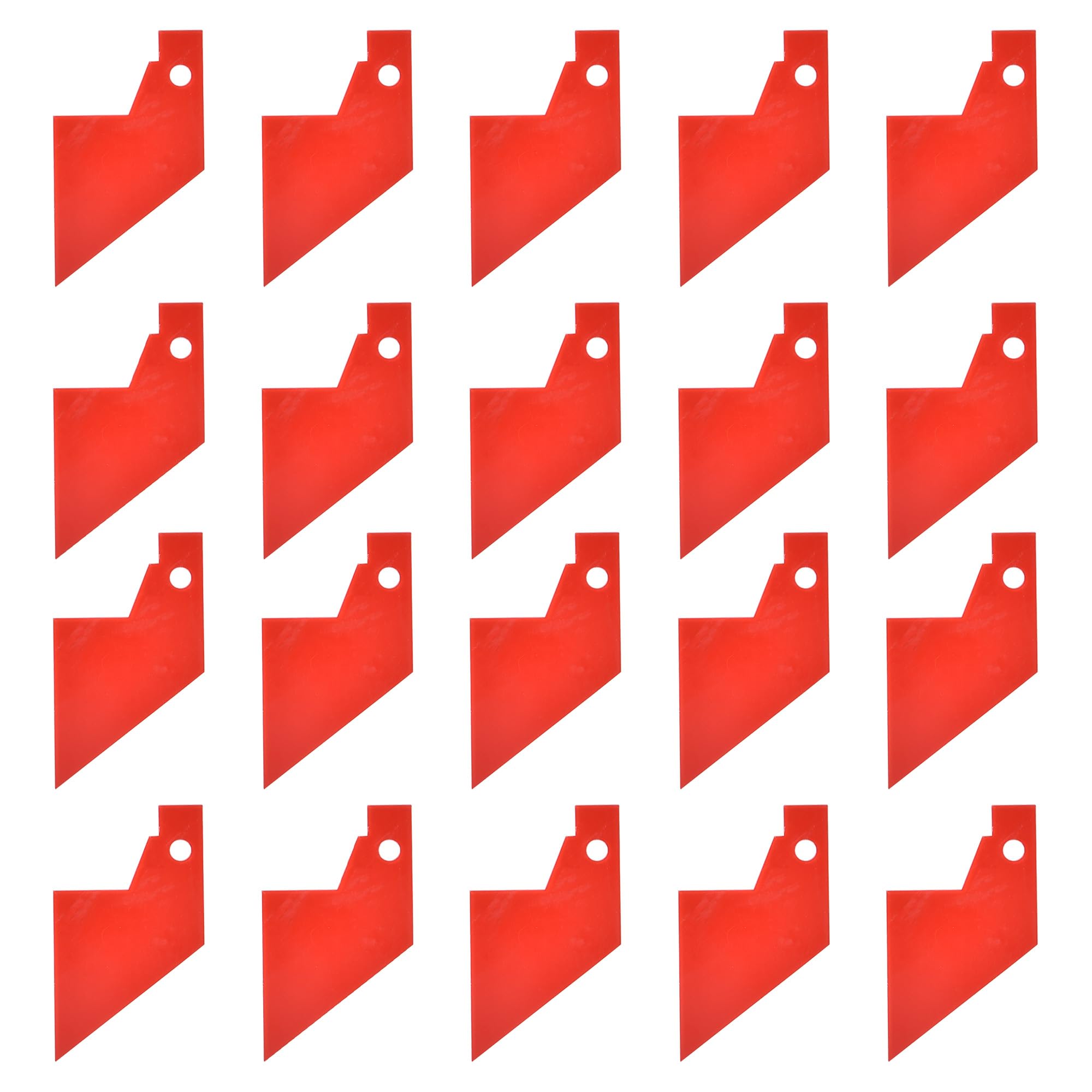 WinSpin 20 Pcs Prize Wheel Triangle Red Pointer Replacement Part for Trade Show