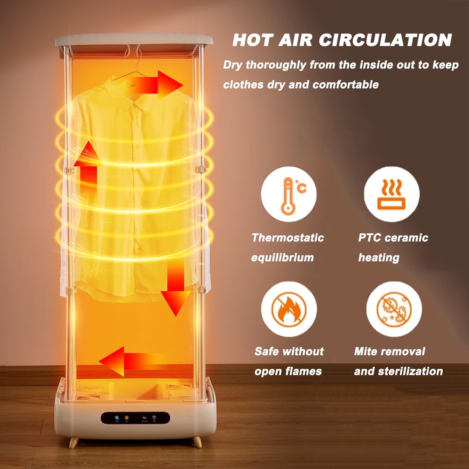Dampfbügelständer Höhenverstellbar - 360° Drehbarer Kleiderständer Für Bügeln
