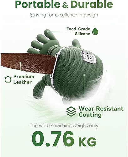 Miniatura 5 de Cerviflex - Masajeador inalámbrico 4D Shiatsu, alivio profundo de tejido con calor, masajeador de cuello inalámbrico 4D con forma de mano, con una