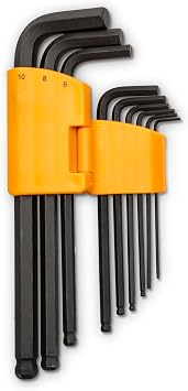 GEARWRENCH 9 Piece Metric Ball End Long Arm Hex Key Set - 83521