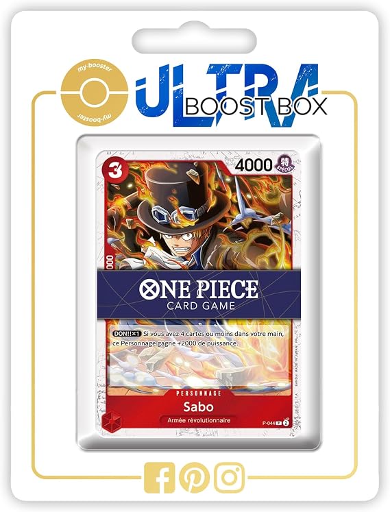Sabo P-044 Foil Rare - my-booster X One Piece The Best Vol.2 (PRB-02) - Box of 10 One Piece French Cards