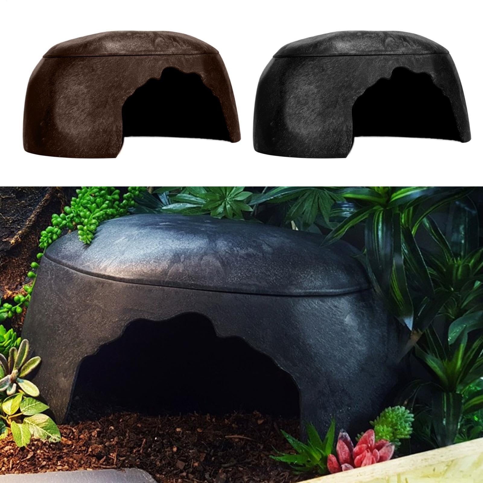 Hábitat para Reptiles Y Cuevas Decoración de Terrario Cueva para Mascotas