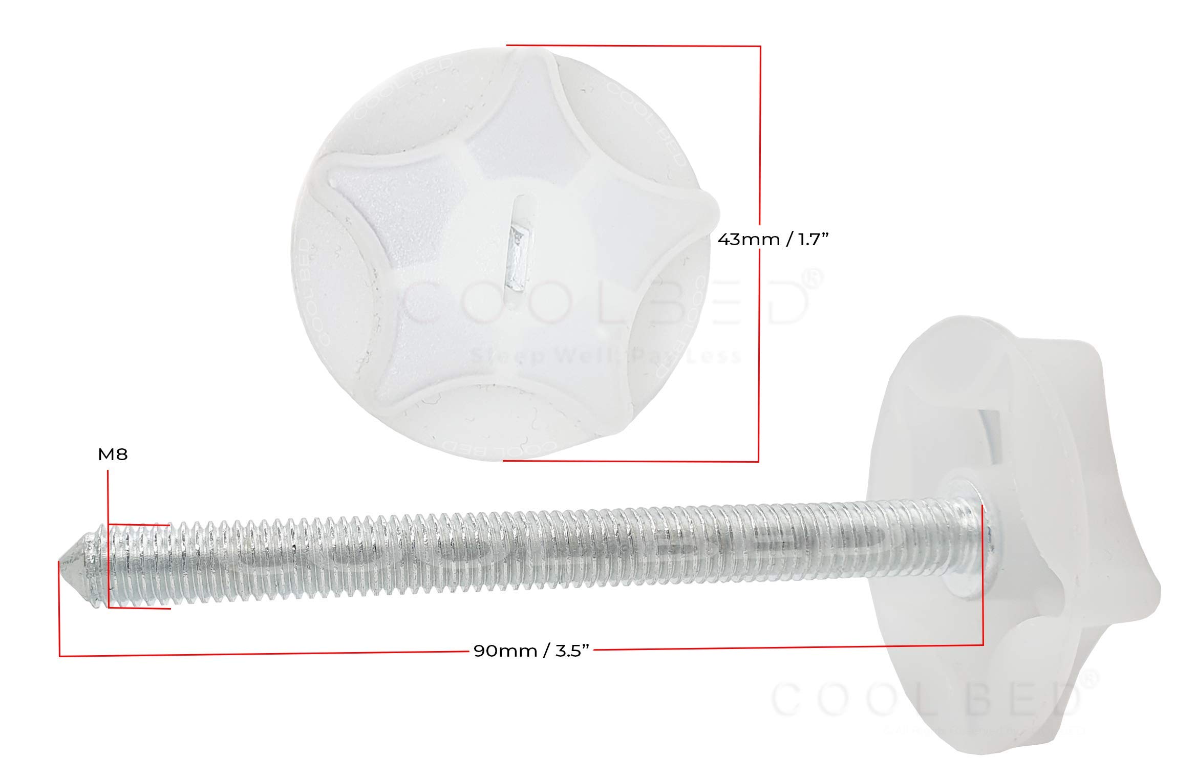 Coppia Viti Con Rondelle Per Fissaggio Pompanti Per Dyna Dal 1993 Al 2005 Rif Oem 45405 75a - Foto 8