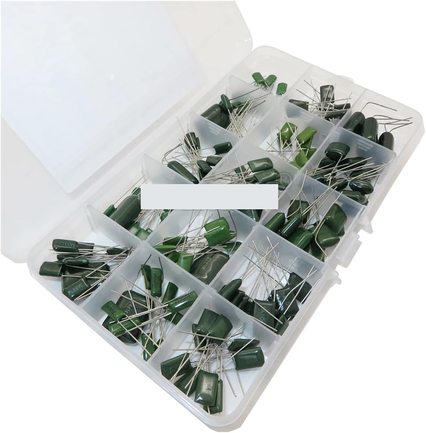 ULVOWZSTZ 150Pcs 15Values*10PCS Polyester Film Capacitor Kit 0.33NF