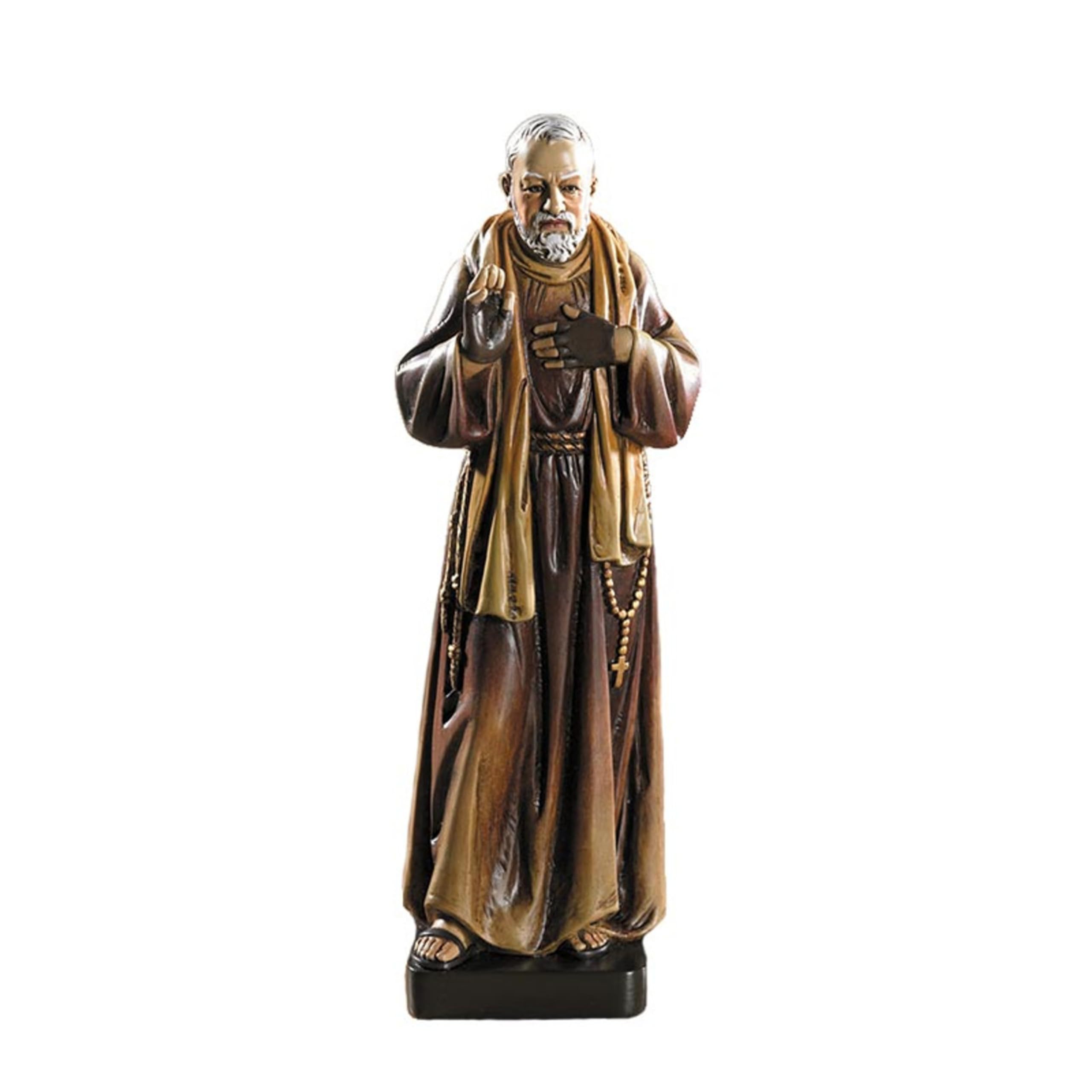 Catholic Saints Figurine - Toscana Collection Religious Statue, 8" H, Saint Pio