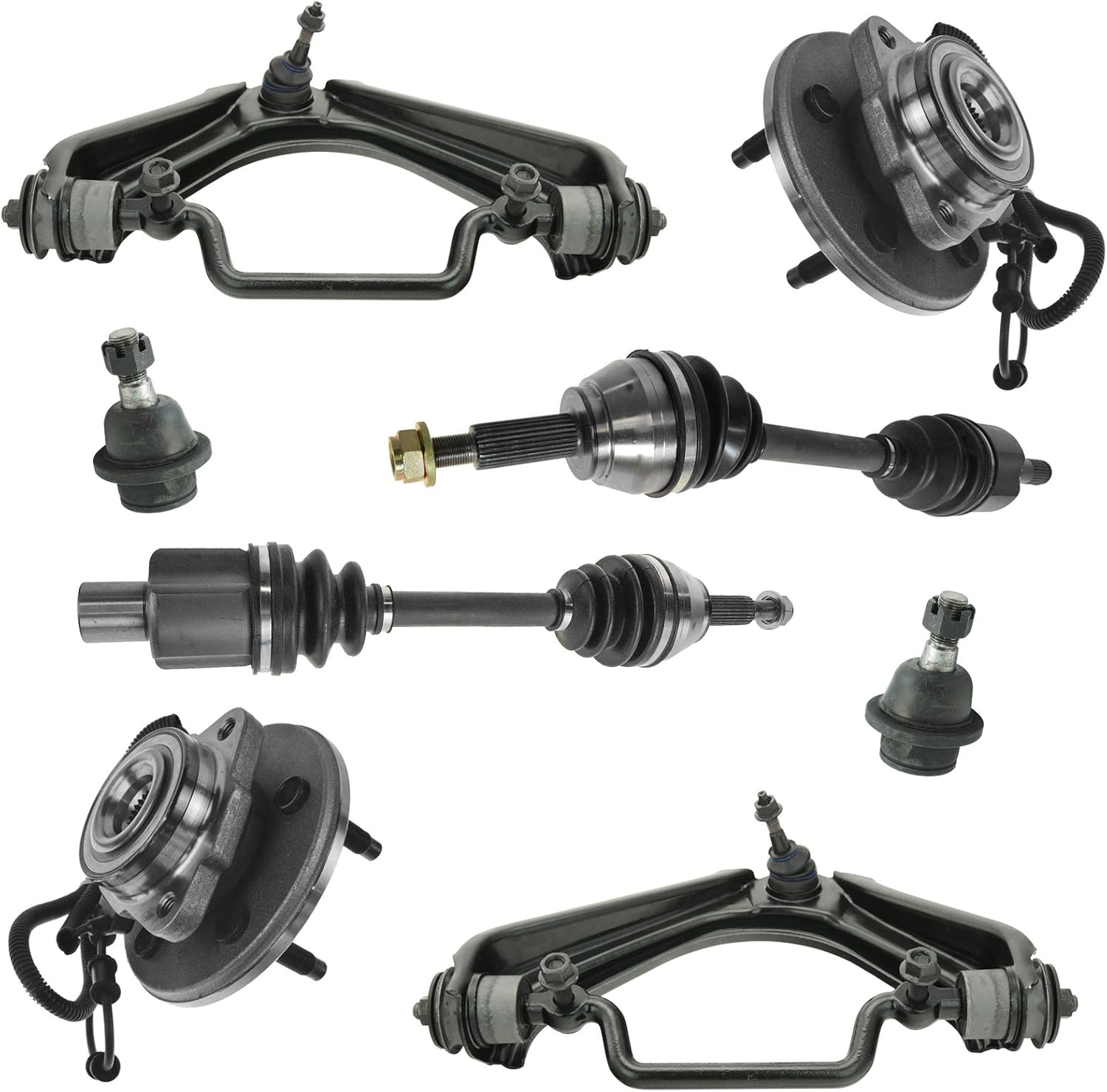 Front Control Arm & Suspension Kit for 2002-2005 Ford Explorer - 8pcs