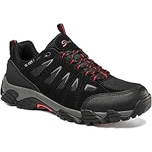 Men's Waterproof Hiking Shoes Lightweight Anti Slip Outdoor Ankle Boots Breathable Hike Trekking Trails Shoe