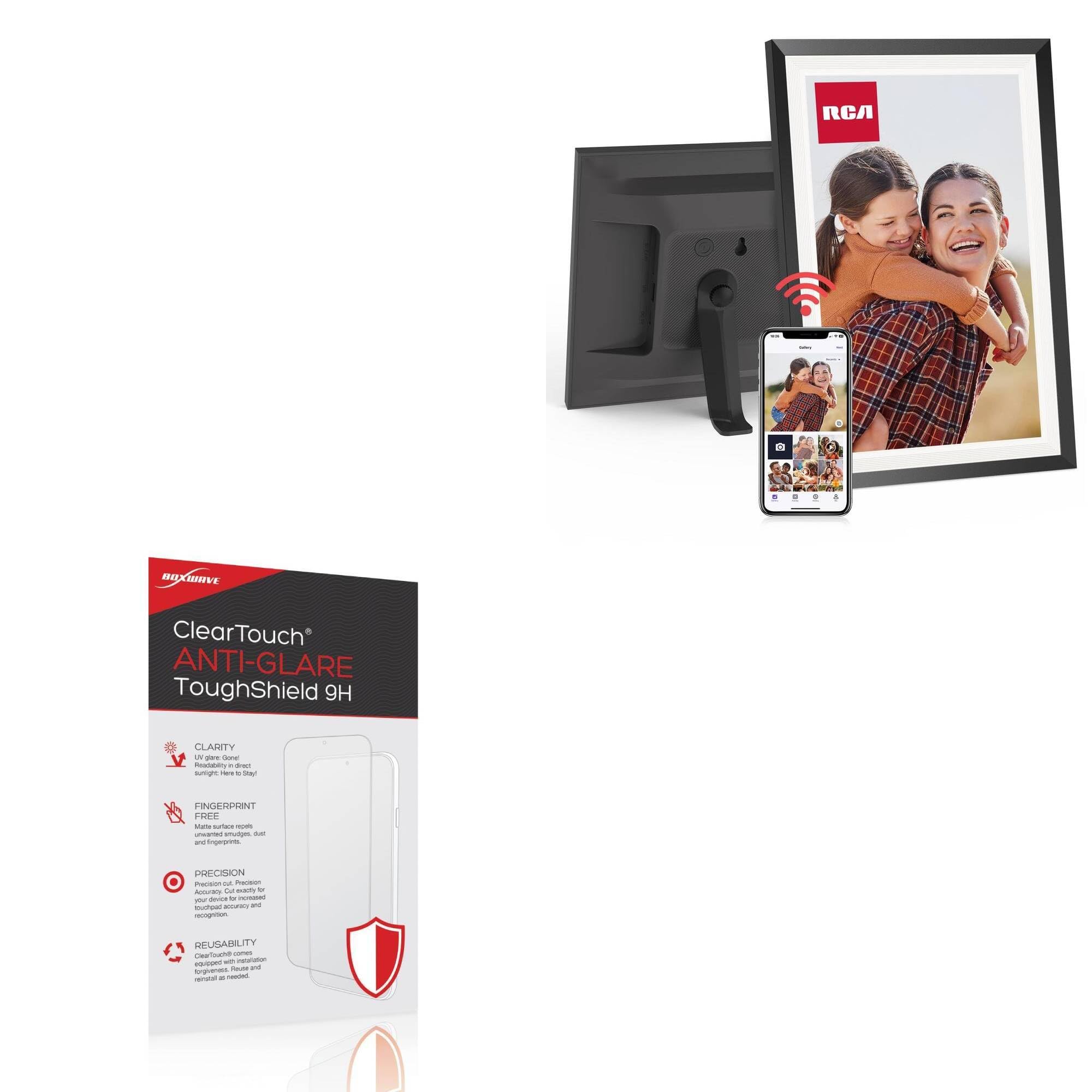 BoxWave Screen Protector Compatible with RCA 114KZ - ClearTouch Anti-Glare ToughShield 9H (2-Pack), Anti-Glare 9H Tough Flexible Film Screen Protector