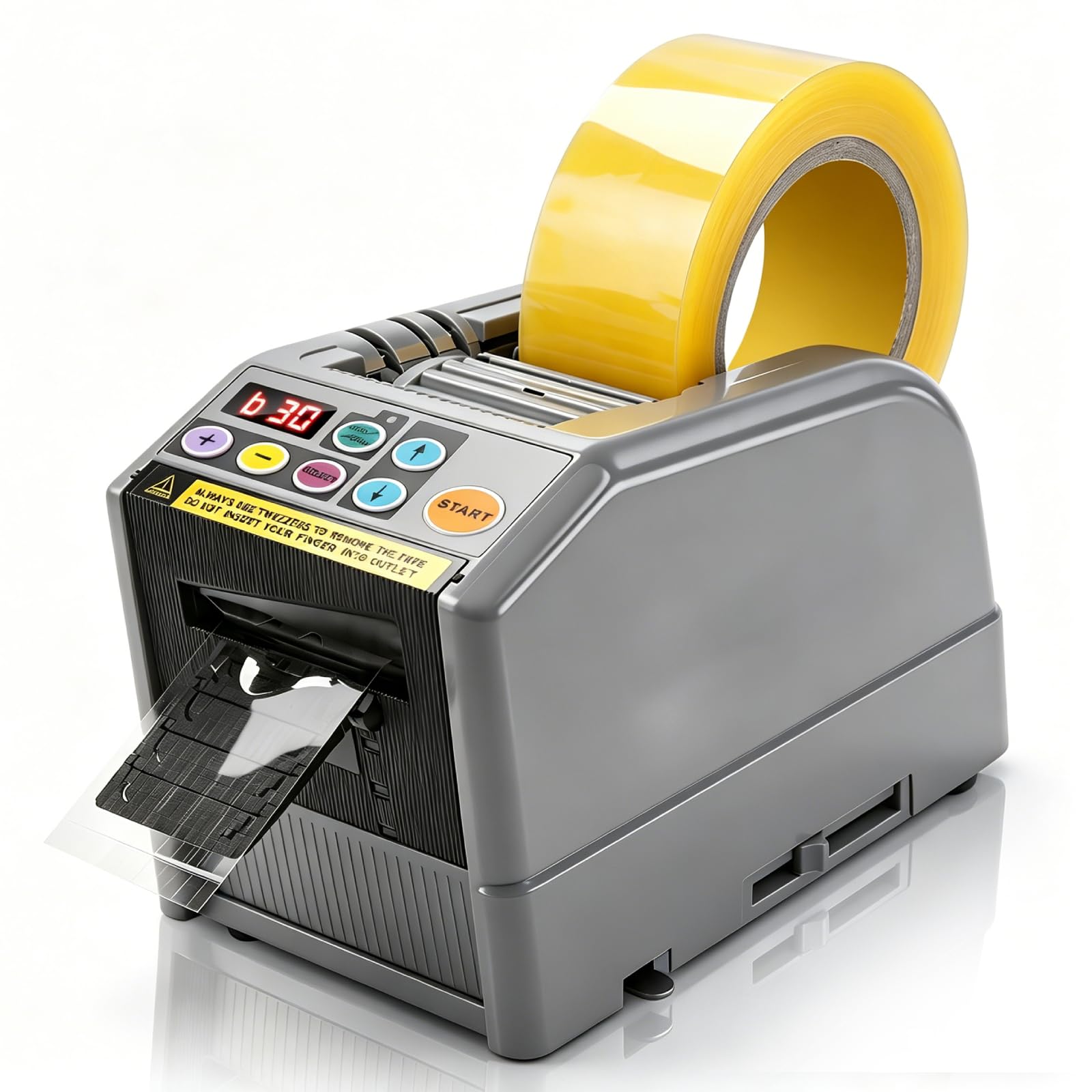 Dispensador automático de cinta adhesiva, cortador de cinta eléctrica para ancho de banda 6 – 60 mm, longitud 999 mm, cortador de cinta para cinta de regalo, cinta adhesiva, ancho de banda
