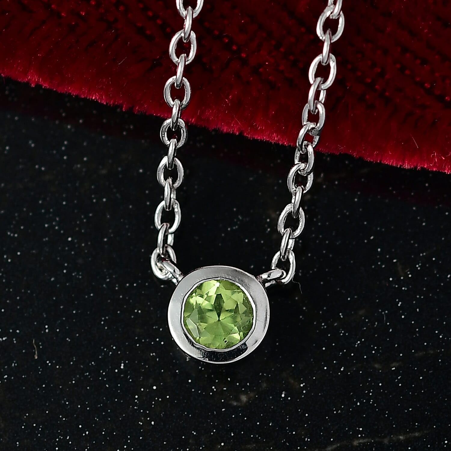 SHOP LC DELIVERING JOY Necklace 18 Inches in Sterling Silver Jewelry for Women Christmas Gifts