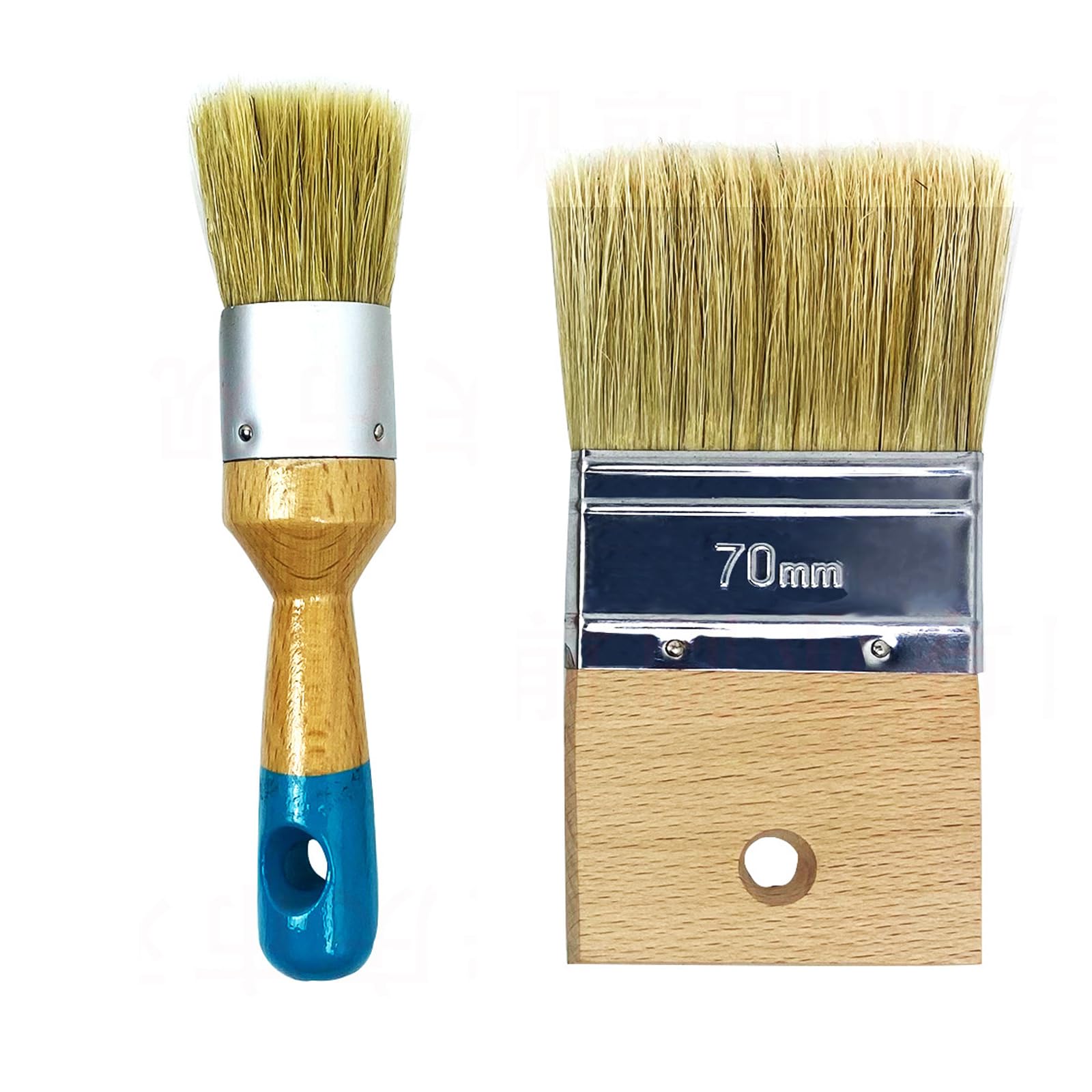 2-Piece Frenchic Browning Wax and Chalk Paint Brush Set