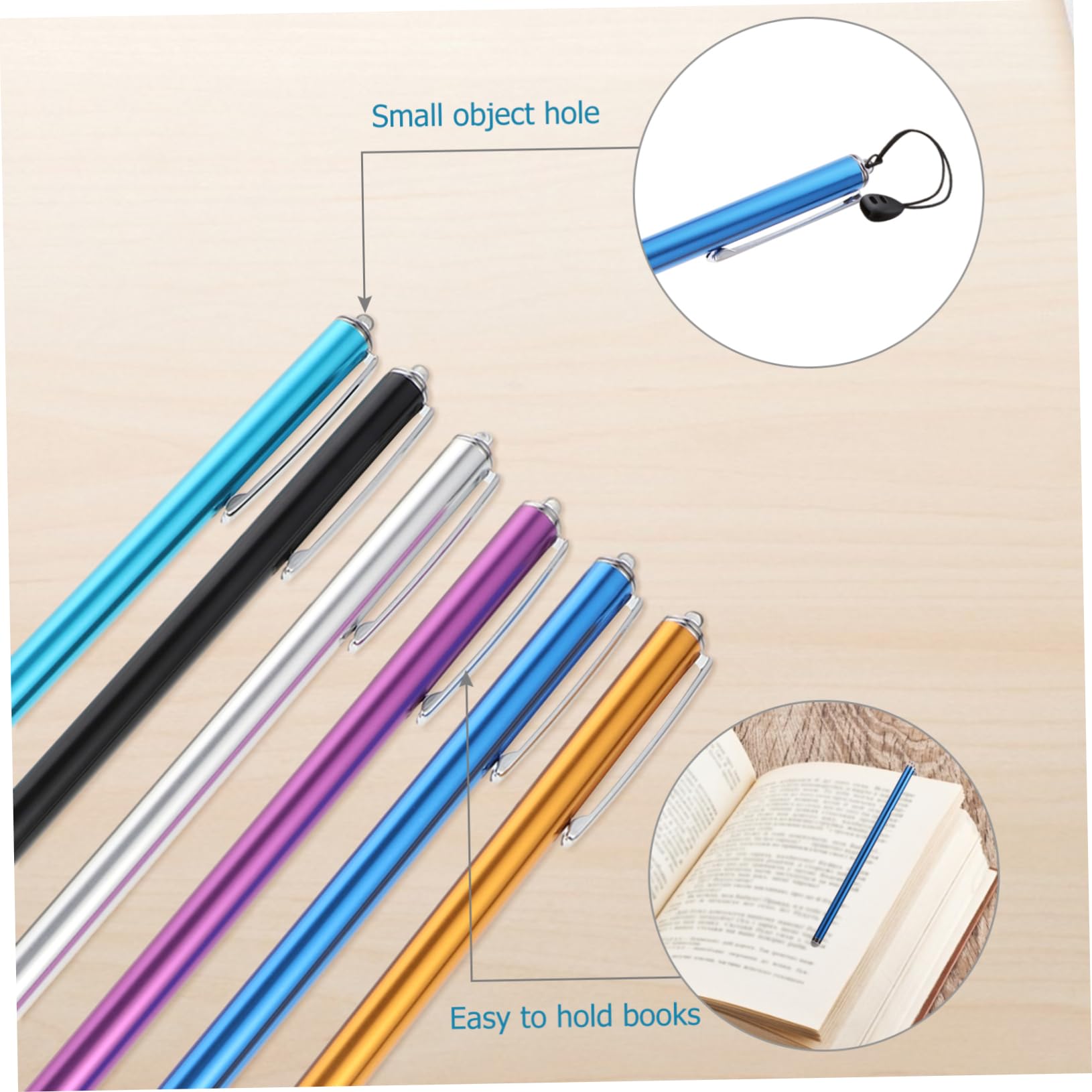 jojofuny 18piezas Lápiz Capacitivo para Pantallas Táctiles Stylus Pen para Teléfonos y Tabletas Reemplazable Diseño