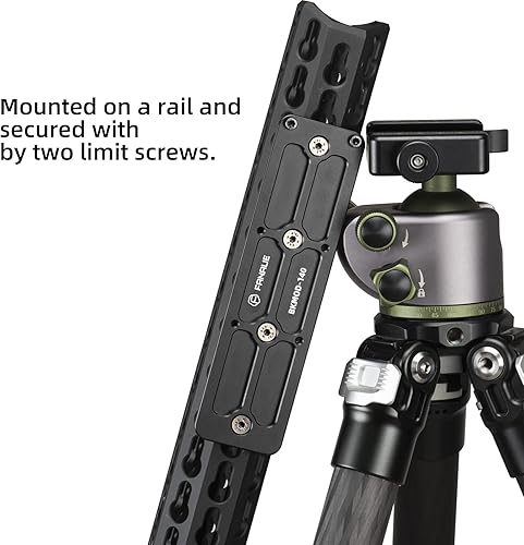 Miniatura 5 de FANAUE Placa Adaptadora de Montaje para Trípode con Carril Keymod BKMOD-140 con Tornillos de Seguridad, para Cabezal Esférico de Trípode, Compatible